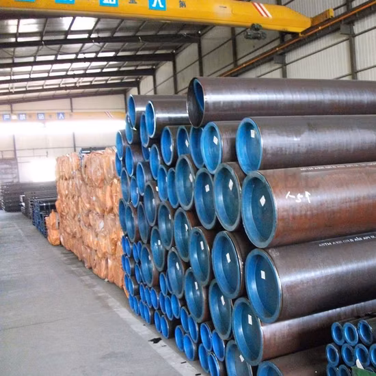 Tubo API 5L ASTM A53/A106 Gr. B Tubo sem costura Tubo de aço macio Tubo de aço preto