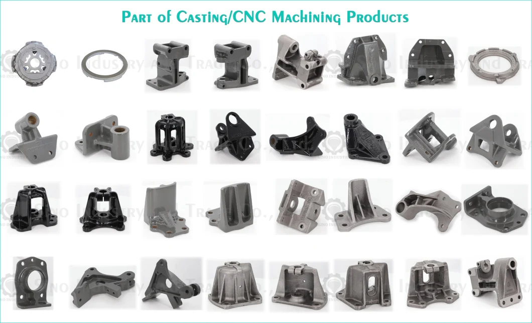 China OEM/ODM Factory One-Stop Service Custom Casting/Forging/Machining Auto/Car/Truck Parts Bumper Bracket According to Drawings Ductile/Grey Iron Sand Casting