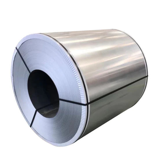 Tira de bobina de chapa de aço Gi Gl SPCC Secc CRC HRC G350 G450 G550 Laminado a frio por imersão a quente Dx51d Dx52D Dx53D Z275 Rolo de aço revestido de zinco Bobina galvanizada para telhados