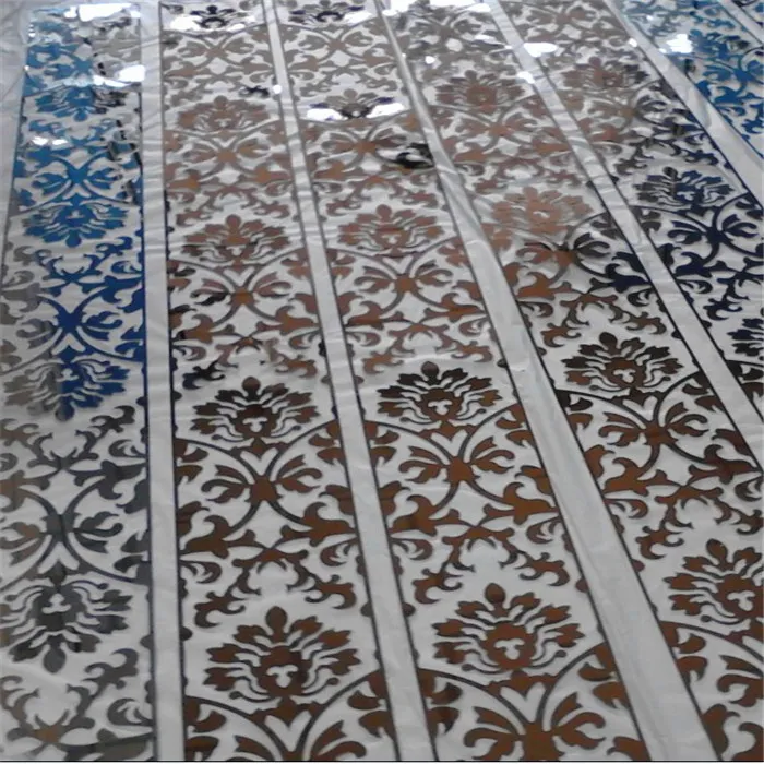 Perfil de tira decorativa de teto de metal Aço inoxidável Perfil de corte a laser