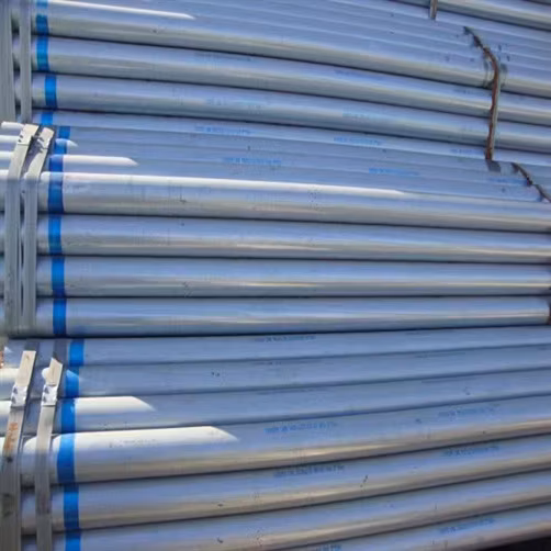 Tubo de aço redondo galvanizado por imersão a quente Q235 Q345 de alta qualidade Tubo Gi Tubo de aço pré-galvanizado de 4 polegadas